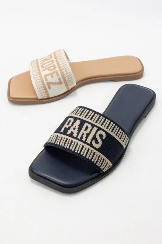 The St. Tropez Slide Sandal