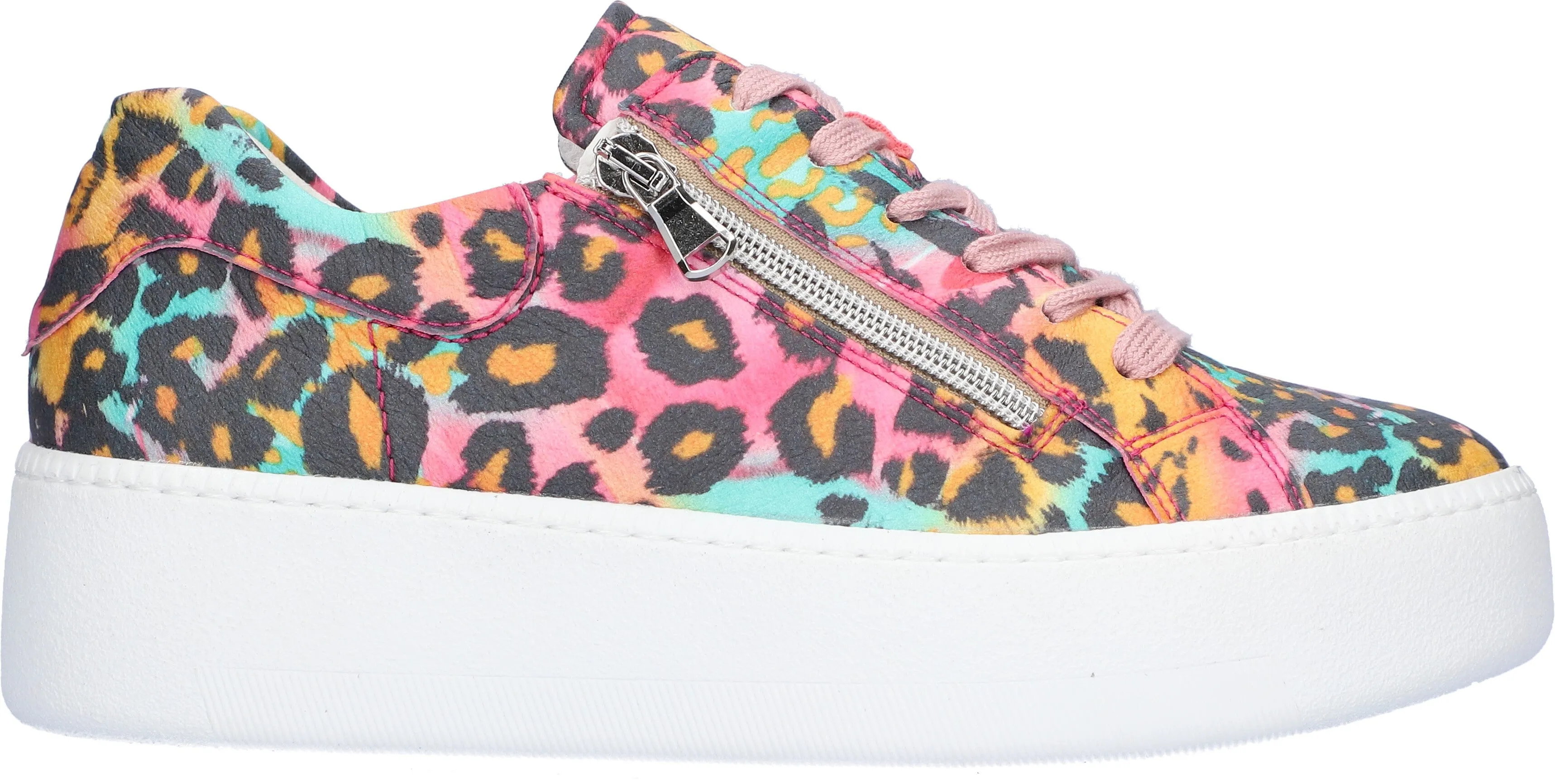 WaldLaufer Nicky Ladies Multi Coloured Zip Side Sneaker