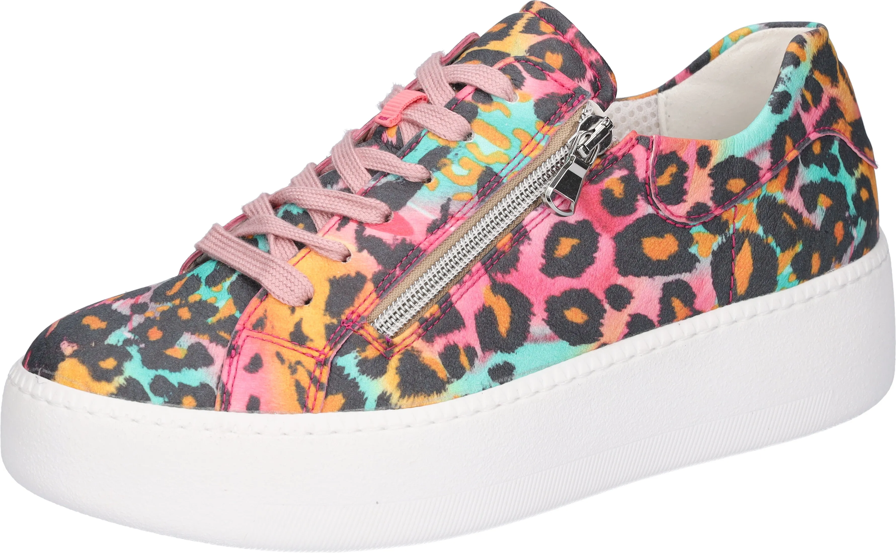 WaldLaufer Nicky Ladies Multi Coloured Zip Side Sneaker