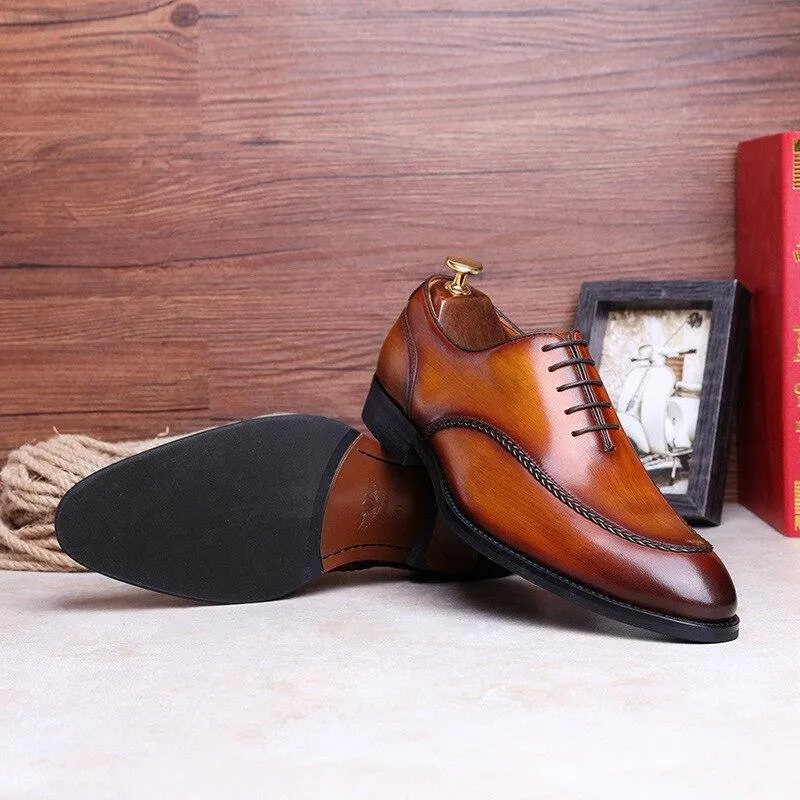 West Louis Brogues Retro Gentleman Oxford Shoes
