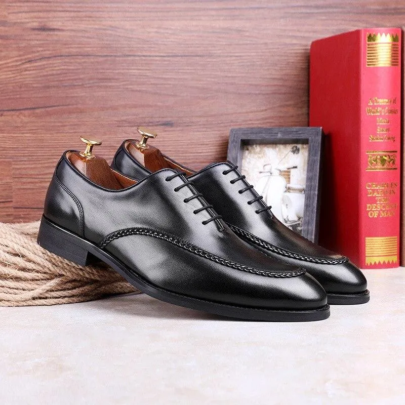 West Louis Brogues Retro Gentleman Oxford Shoes