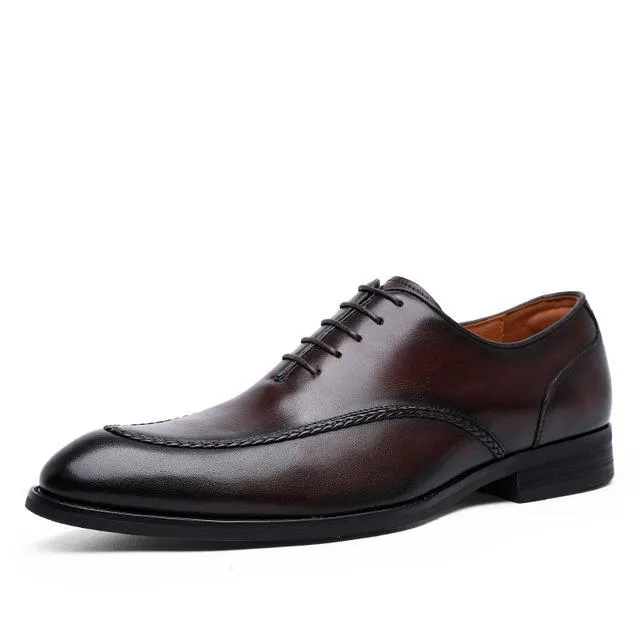 West Louis Brogues Retro Gentleman Oxford Shoes