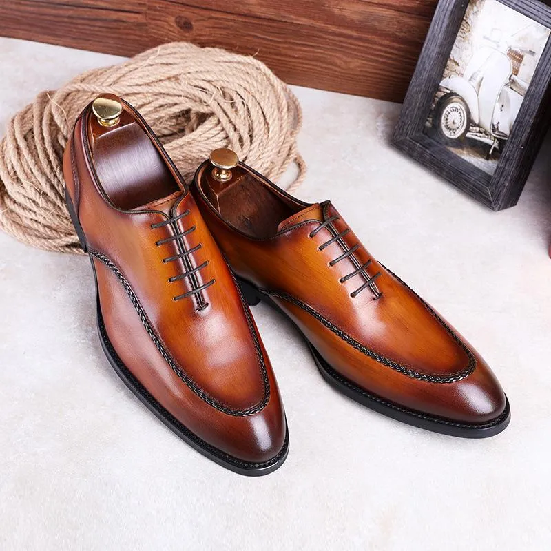 West Louis Brogues Retro Gentleman Oxford Shoes