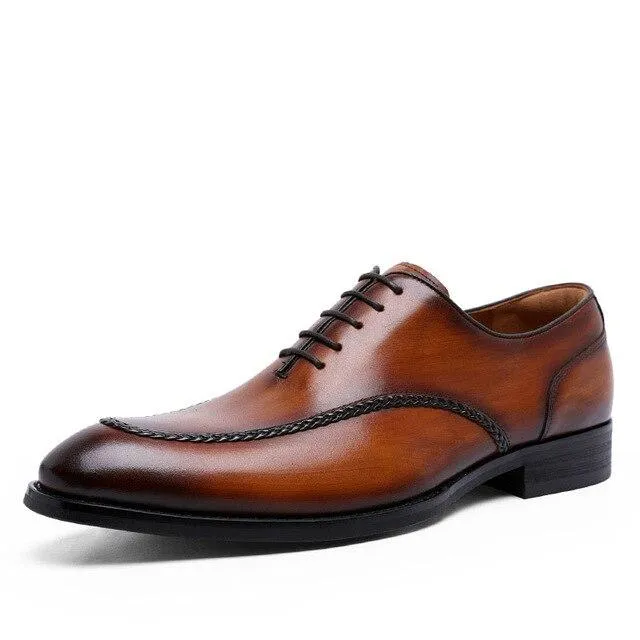 West Louis Brogues Retro Gentleman Oxford Shoes
