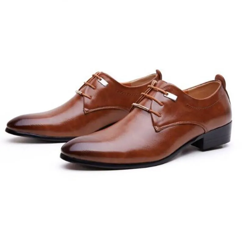 West Louis Business Leather Cloth Elegant Design Dress Shoes