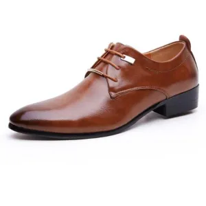 West Louis Business Leather Cloth Elegant Design Dress Shoes