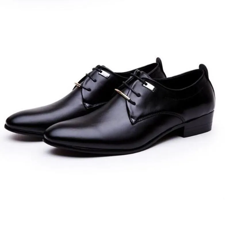West Louis Business Leather Cloth Elegant Design Dress Shoes