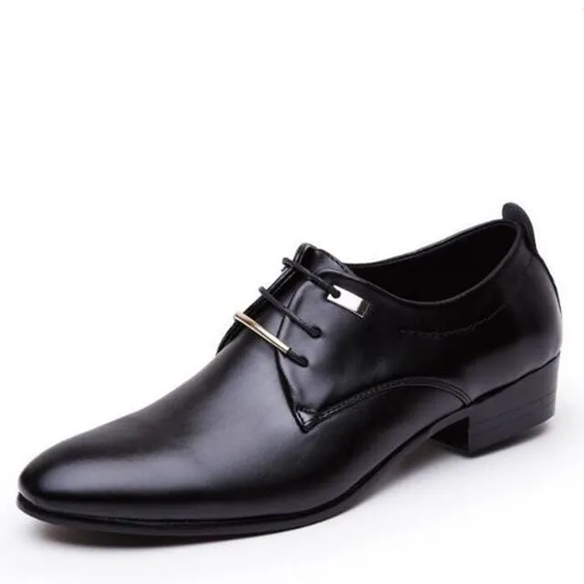 West Louis Business Leather Cloth Elegant Design Dress Shoes