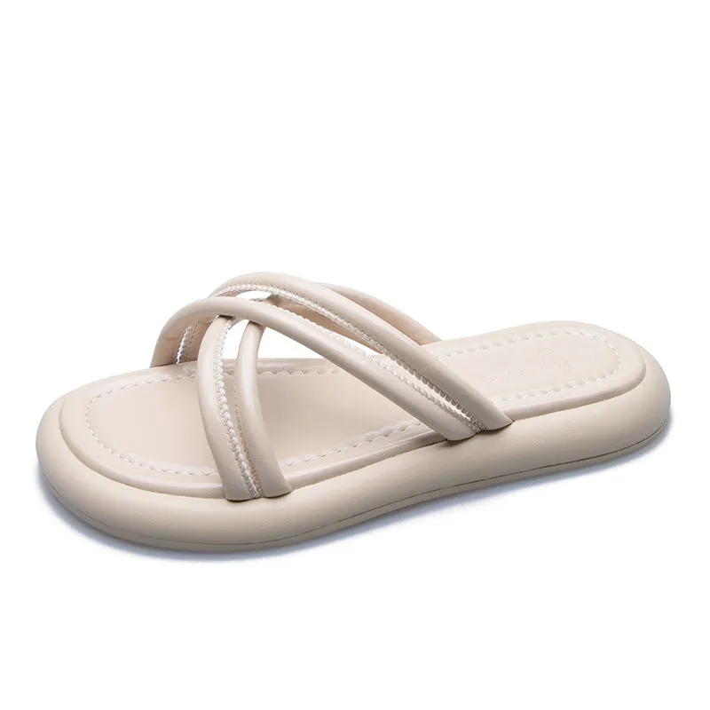 Women's Casual Flat Versatile Non-slip Flip Flops